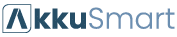Logo von AkkuSmart, Experten im Bereich der Gewerbespeicher und Partner von Aequisol.